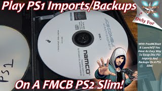 Play PS1 ImportsBackups Easily On A PS2 Slim With FreeMCBoot [upl. by Adnuhsat]