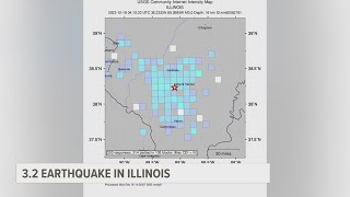 32 magnitude earthquake rattles southern Illinois [upl. by Marba530]