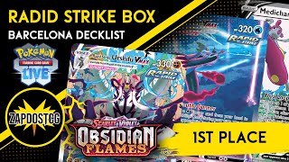 1st Place Rapid Strike Inteleon VMAX Deck From Barcelona SPE Pokemon TCG [upl. by Samford]