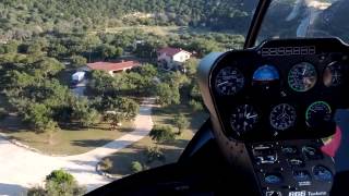 Robinson R66 Landing in Hangar13 [upl. by Horgan722]