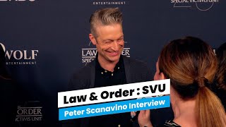 Law amp Order SVU Season 25  Peter Scanavino on Rollins and Carisis Home Life [upl. by Nudd]