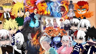 FULL MHA react to Todoroki Family  AU  My Hero Academia  Gacha React [upl. by Wandie]