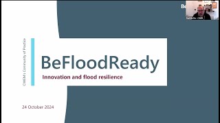 BeFloodReady  Innovation and Flood Resilience Webinar [upl. by Orapma]