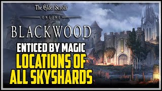 Blackwood All Skyshards TES Online [upl. by Ettenej]