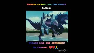 Baby Godzilla vs kong and mothra tagvidio ytchannel kingkong [upl. by Barny]