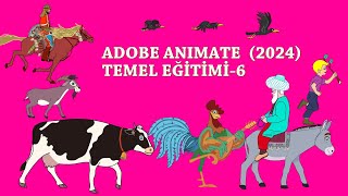 ADOBE ANİMATE 2024 DERSLERİ6 [upl. by Ixela]