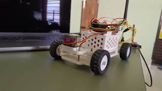 3D printed little rover with Ackermans steering mechanism [upl. by Iinde796]