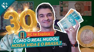 BC te Explica 119  30 anos do real o que mudou na vida do brasileiro com o Plano Real [upl. by Eilitan561]