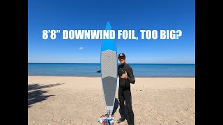 Downwind Foil Board Review 88 Barracuda [upl. by Estis147]