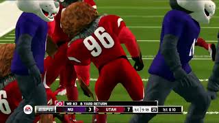 2023 Mascot Mashup Bowl Season 12 23 2023 Las Vegas Bowl Northwestern VS Utah [upl. by Aihsiym]