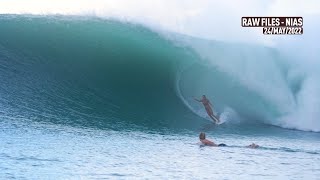 Biggest Swell in 2022  Nias  RAWFILES  24MAY  4K [upl. by Enneite373]