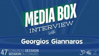 Mediabox Interview with Georgios Giannaros [upl. by Eatnuahc]