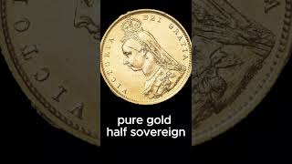 Unveiling a Treasure The 1890 Queen Victoria Pure Gold Half Sovereign [upl. by Lamb]