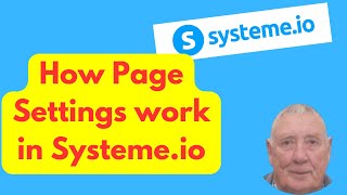 How Page Settings Work in Systeme io  Tutorial [upl. by Haley]