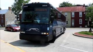 MCI 102DL3 GREYHOUND BUS exCarolina Trailways 85645 [upl. by Nodlehs]