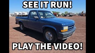 Lot 7890 1992 DODGE Dakota Pickup [upl. by Aleak]