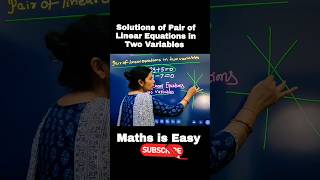 Class 10th Maths Pair of Linear Equations in Two Variables ytshorts shorts class10 cbse [upl. by Notxed]