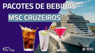 PACOTE DE BEBIDAS MSC CRUZEIROS  Temporada 20222023  MSC Seashore MSC Preziosa MSC Seaview [upl. by Eneleoj]