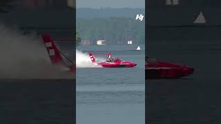 U3 GriggsAce Hardware unlimited hydroplane THUNDERING across the lake [upl. by Jeffcott]