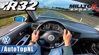 VW Golf 4 R32 Milltek Exhaust POV Test Drive by AutoTopNL [upl. by Randi]