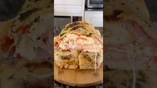 ✨STROMBOLI O PIZZA ENROLLADA✨ stromboli pizzaenrollada [upl. by Ycniuqal]