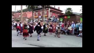 fiestas de la blanca bailes regionales en nueva de llanes [upl. by Jamille]