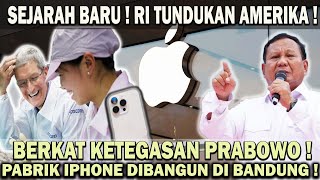 PERTAMA DALAM SEJARAH INDONESIA TUNDUKAN AMERIKA❗️PRABOWO SUKSES LIBAS APPLE 😱 DUNIA KAGUM PADA RI [upl. by Pyne891]