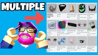 How To Wear Multiple Face Accessories On Roblox [upl. by Inoue]