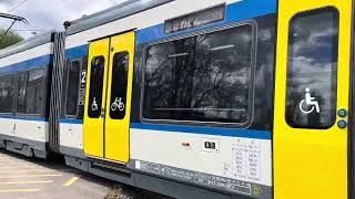 Various scenes of the SzegedHódmezővásárhely TramTrain [upl. by Norvin]