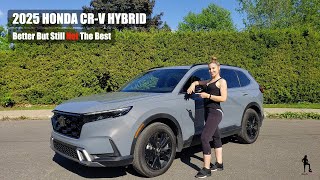 2025 Honda CRV Hybrid Review Great MPG But Lacks Cargo amp Towing [upl. by Efinnej]