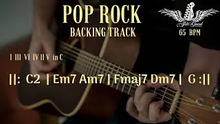 Backing Track Pop Rock I III VI IV II V in C2 [upl. by Walter]