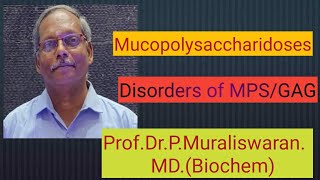 Mucopolysaccharidoses Muralis Simplified Biochemistry [upl. by Merchant322]