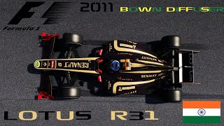 Assetto corsa Lotus r31 blown diffuser onboard india 2011 [upl. by Benzel]