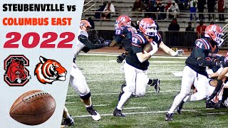 2022 🏈 Steubenville Big Red 🆚 Columbus East  Round 3 [upl. by Sanfo]