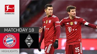 FC Bayern München  Borussia Mgladbach 12  Highlights  Matchday 18 – Bundesliga 202122 [upl. by Freddy822]