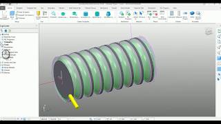 Autodesk PowerMill  Creating 4 Axis toolpath using Surface Finishing Strategy Part1 [upl. by Wyatt]