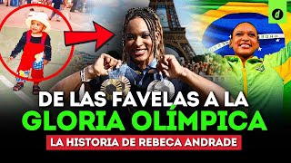 HISTORIA de REBECA ANDRADE Venció a SIMONE BILES y es la REINA de la GIMNASIA de PARÍS 2024  Depor [upl. by Kirk]