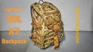 Military 40L Tactical Camo Backpack Review [upl. by Bryna]