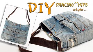 diy청바지 리폼리폼가방만들기denim tote bag tutorialtote bag sewing tutorialdiy jeans bag hand sewing청바지가방 [upl. by Navillus922]