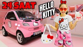 ELİF SİNEM 24 SAAT HERŞEY HELLO KITTY [upl. by Ivar]