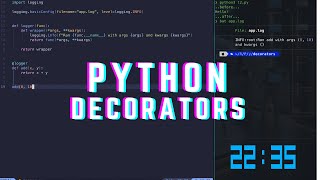 python decorators  simple examples [upl. by Benis93]