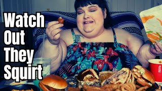 Hungry Fat Chick Shares An Exciting Mukbang  Reaction [upl. by Elocin55]