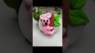 DIY Cute KOALA air dry clay  Clay art  Clay craft ideas diy [upl. by Sucramej566]