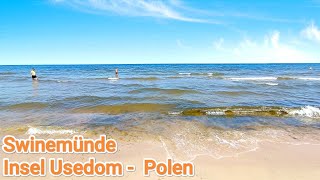 Swinemünde Polen  polnische Ostsee der Sonneninsel Usedom [upl. by Elleral]