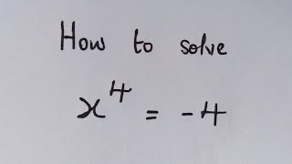 Interesting quartic equation  Can you solve [upl. by Ile]