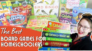 The Best Board Games for Homeschoolers and How to Play the Games  Gameschooling [upl. by Joleen]