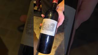 Opening a Château Lafite Rothschild from 1928 🍷wunderbrunnenopfikon juanluisbiedma winedavide [upl. by Tudor]