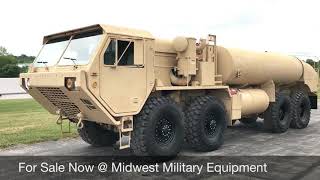 1983 Oshkosh M978 Hemtt Fuel Tanker Truck For Sale Midwest Military Equipment [upl. by Matthiew]