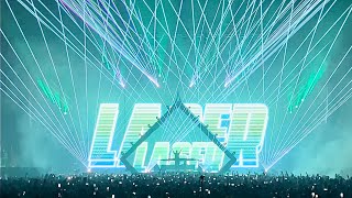 HARDWELL  LASER  UBS ARENA NEW YORK 2022  REBELS NEVER DIE [upl. by Nirro417]