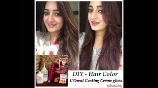 How to Colour your hair at home  L’Oreal Casting Creme Gloss [upl. by Nicoline38]